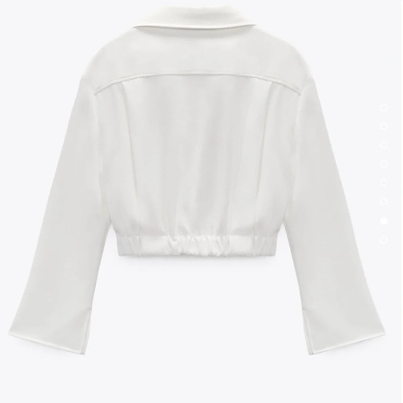 ZARA Blogger’s Fav| Pleated Cropped White Dress Shirt - Picture 15 of 16